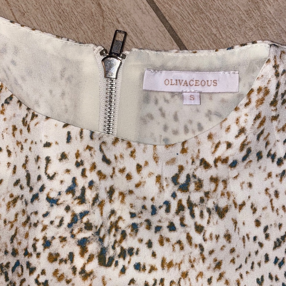 Animal Print Shift Dress